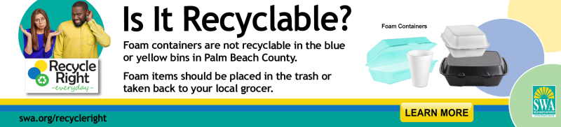 Image: 2023 May Foam Recycling Banner