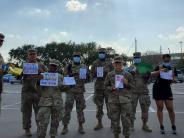Soldier's of the 1218th Transportation Company