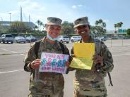 Soldier's of the 1218th Transportation Company